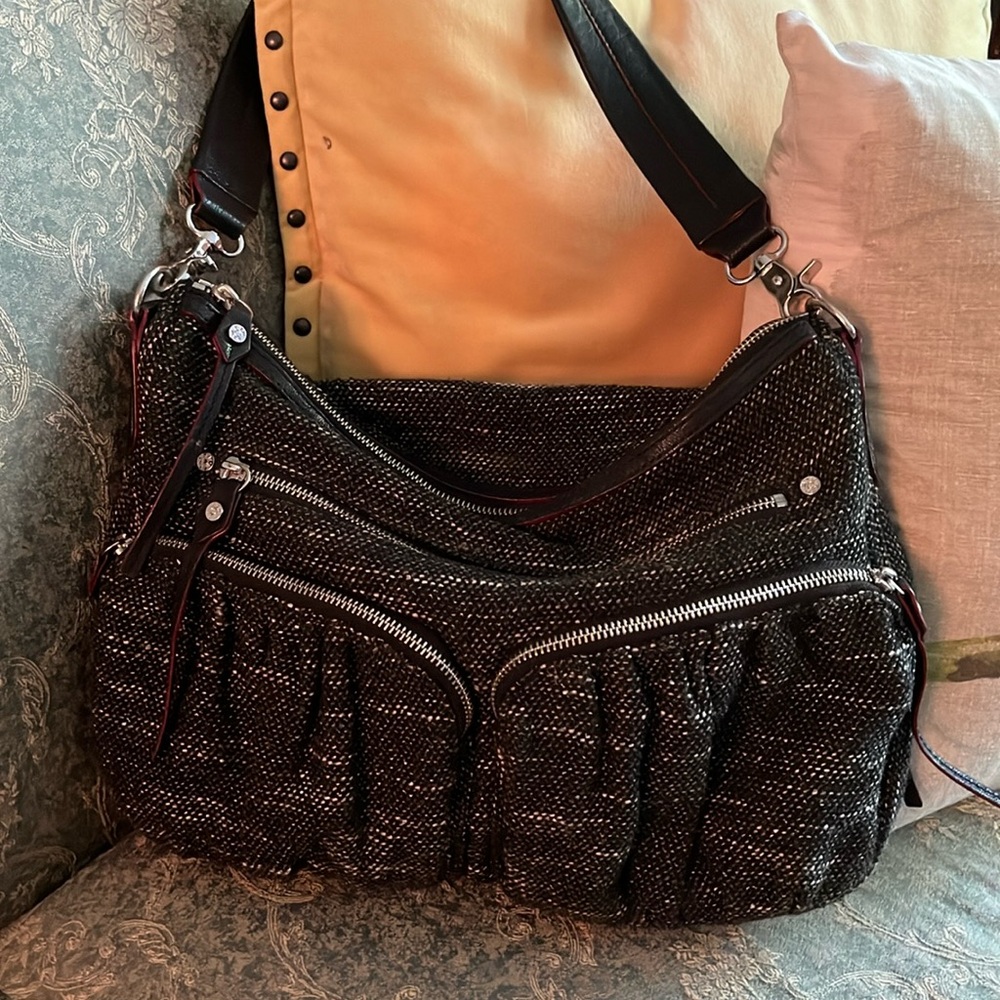 MZ Wallace black Tweed black